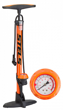 Насос универсальный ZF-037 Al AV/FV зажим с манометром оранжевый