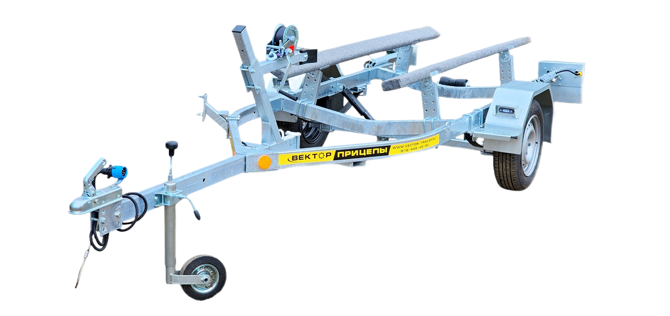 Аренда открытого прицепа для лодки с мотором