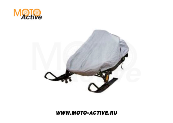 Чехол для снегохода SCOOTER-M разм. 330x36x102 см серебристый (L)