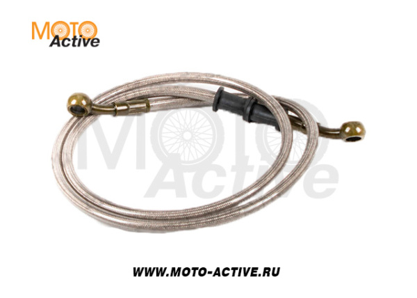 Шланг гидравлический тормозной (армированный) L=1100 d=10мм серый