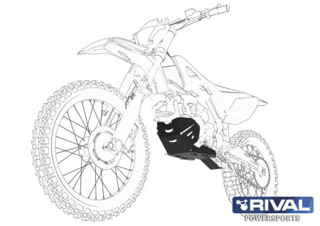 Защита двигателя пластик PLASTIC SKID PLATE KEWS K10-150