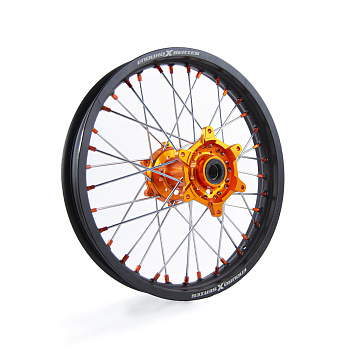 Диск 18"х2,15 задний диск. торм. аллюминий GR1 оранжевая ступица