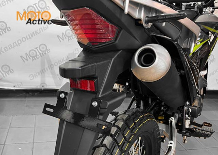 Мотоцикл REGULMOTO TE (Tour Enduro) PR, 6 скоростей (черный/зеленый)