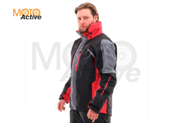 Мембранная куртка QUAD PRO BLACK-RED 2021