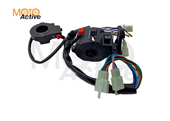 Блоки кнопок руля (пара) Active, Wave "XVP" (черные)