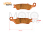 Тормозные колодки GOLD FREN K5 OFF-ROAD 248 (FA 450)