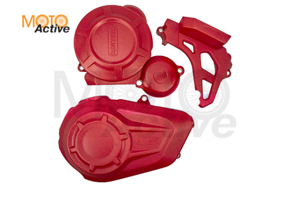 Крышки защитные на двигатель ZS PR c балансирным валом Regulmoto Красный