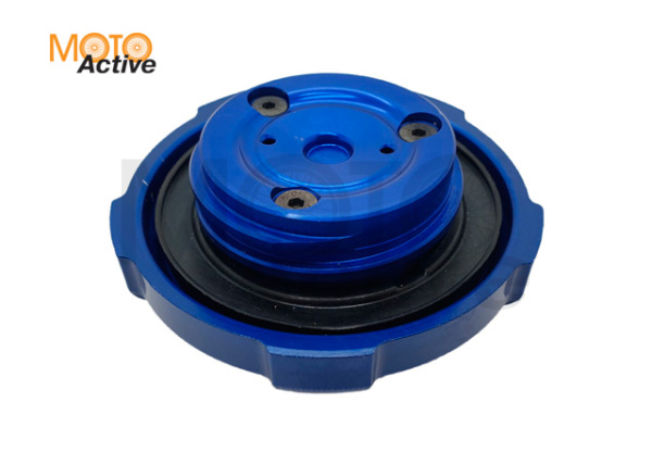 Крышка топливного бака GR7 синяя CNC