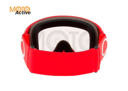 Очки для мотокросса OAKLEY O-Frame 2.0 PRO MX красные/прозрачная