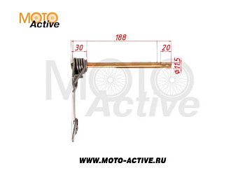 Вал переключения передач в сборе двиг. YX150-160 (киктсартер),ZS155 SM-PARTS