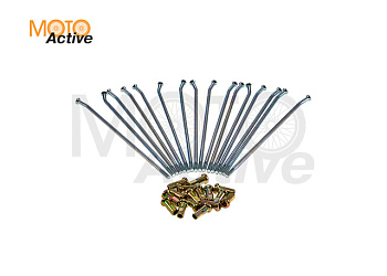 Спицы KAYO 18" внешние, задний диск (аллюминий) компл.16 шт.