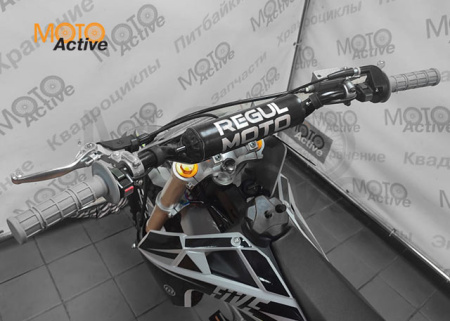 Питбайк Regulmoto FIVE EM (механическая КПП) серый-черный