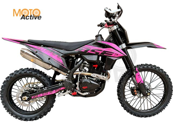 Эндуро  кроссовый мотоцикл BSE T4 Pink (ZS172FMM-5)