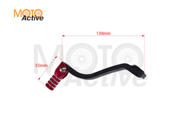 Рычаг переключения передач R-TECH SUZUKI RMZ450 08-22 красный/черный (R-LEVC00RMZ05)
