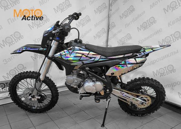 ПитБайк WELS RX 125е 17/14 Черный