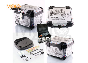 Кофр пластмассовый 46л.(42*34.5*32см) "VGV" mod.4