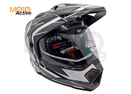 Шлем AiM JK802S Black/Grey/White