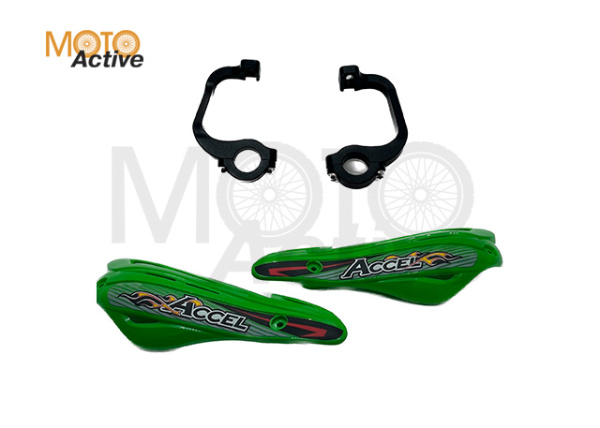 Защита рук с пластиковыми щитками ACCEL HGS-12 универсальная (зеленая)