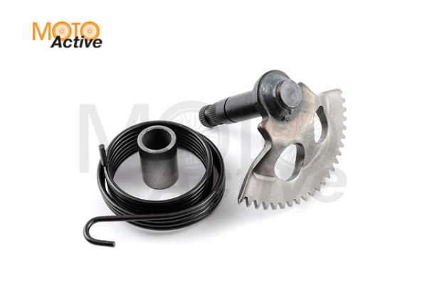 Зубчатый сектор кикстартера Yamaha JOG 90, 2T Stels 50 ( пружина, втулка) "STEEL MARK"