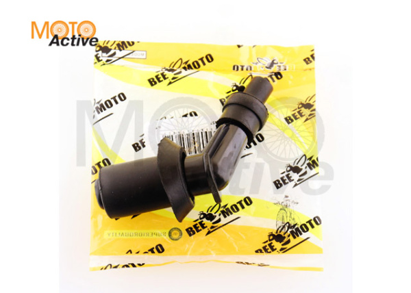 Насвечник мото 45* (135*) (черный) "BEEZMOTO"