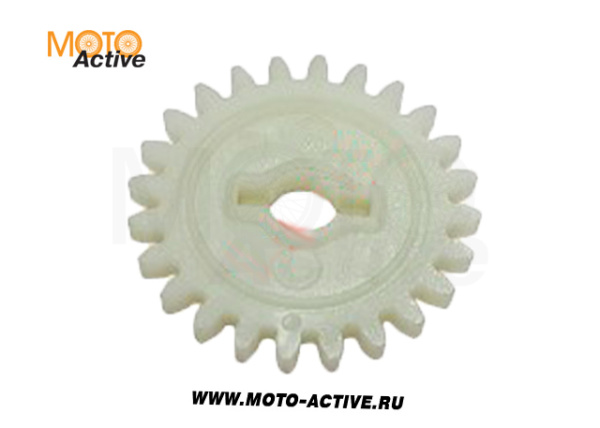Шестерня привода масляного насоса пластик двиг.152FMH 110cc