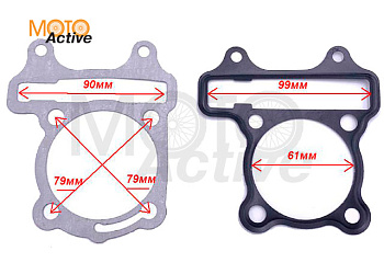 Набор прокладок ЦПГ для двигателя 161QMK
