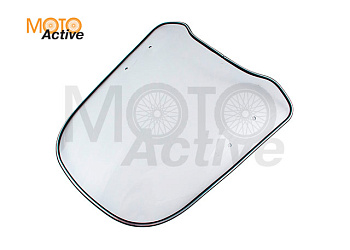 Стекло ветровое для скутера универсальное (42х45 см) с креплением CN