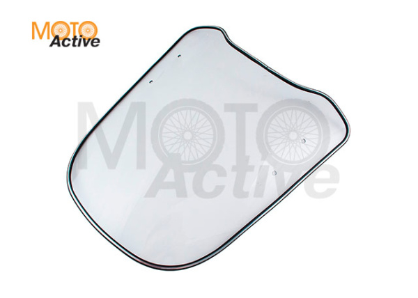 Стекло ветровое для скутера универсальное (42х45 см) с креплением CN