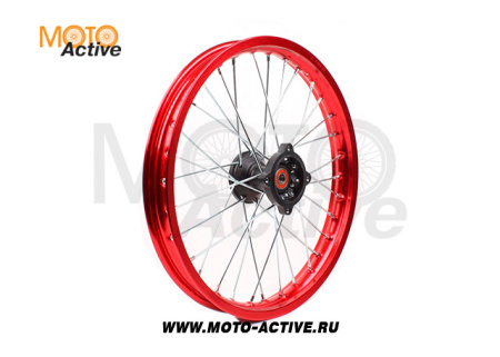 Диск 17"х1,6  Алюминиевый (1,60-R17 d=15mm) красный
