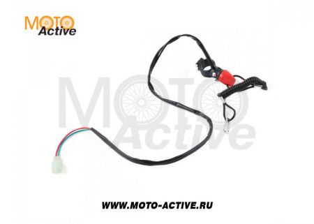 Выключатель двигателя аварийный (с чекой) ATV KAYO KD70, BULL 110, PREDATOR110