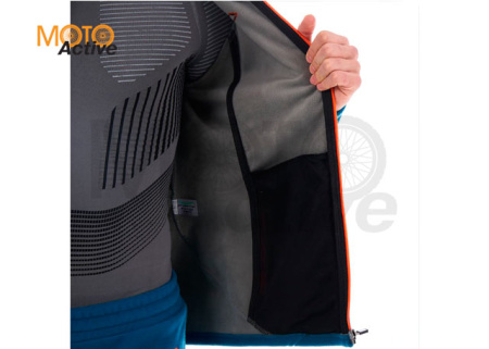 Мужская флисовая кофта Level Dragonfly Blue Orange