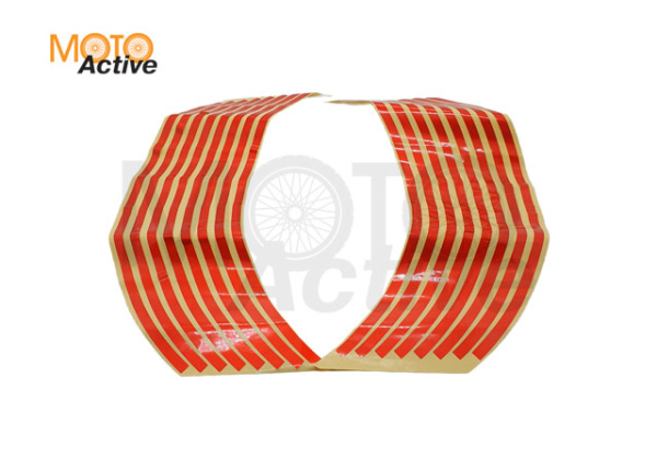 Наклейки на обод 17" (красные)