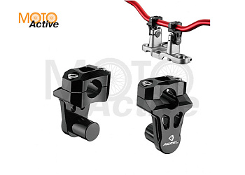 Проставки руля ACCEL регулируемые 28-28 черный