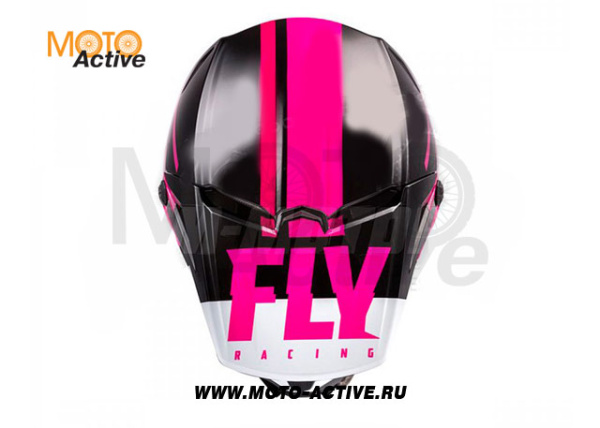 Шлем детский (кроссовый) FLY RACING KINETIC THRIVE, розовый/черный/белый (2021)