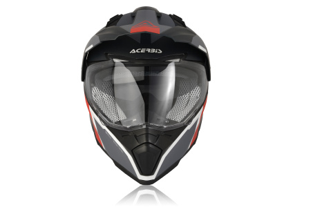 Шлем (мотард) Acerbis FLIP FS-606 Grey/Red