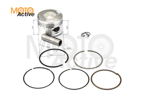 Поршень d-52,4 p-14 в сборе 153FMI 125см3 X-TECH