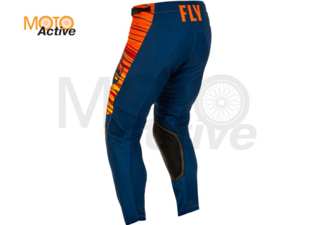Брюки для мотокросса FLY RACING KINETIC WAVE 2022 синие/оранжевые