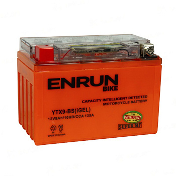 АКБ SM-PARTS (I-GEL) YTX 9-BS (152 х 88 х 107) c тестером
