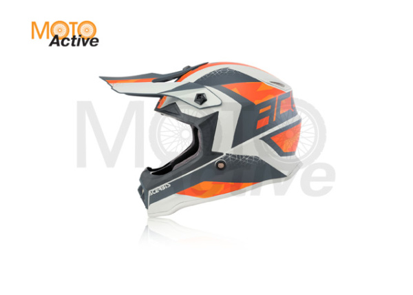 Шлем детский (кроссовый) Acerbis IMPACT STEEL JUNIOR Orange/Grey