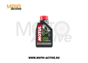 Моторное масло MOTUL 5100 4T SAE 15W-50 - 1л