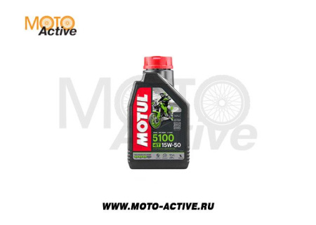 Моторное масло MOTUL 5100 4T SAE 15W-50 - 1л
