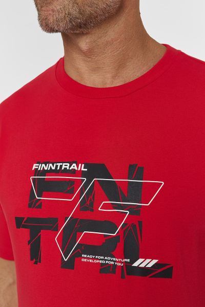 Футболка FINNTRAIL Big Logo 6720 Red
