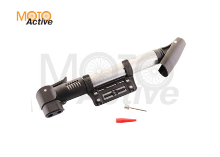 Насос ручной (алюм. с маном. универ. гол-ка, Т-образ. ручка) GIYO