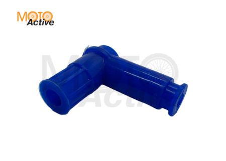 Колпачок свечной, силикон синий