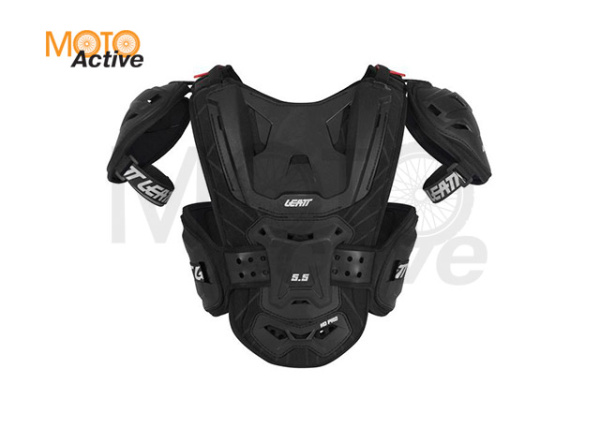 Защита панцирь подростковый Leatt Chest Protector 5.5 Pro HD Junior (Black/White, 2024)