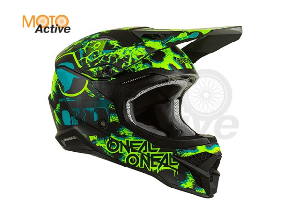 Шлем кроссовый O'NEAL 3Series Assault, желтый/черный