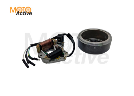 Магнето (в сборе) 139FMB Alpha, Delta (1 1 катушек) "KOMATCU"