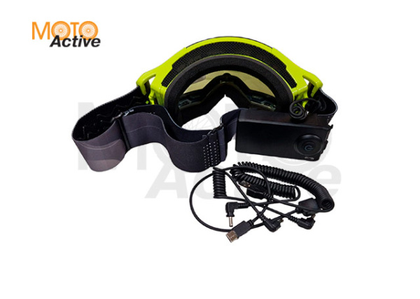 Очки снегоходные с магнитной линзой и подогревом AiM (PRO) 31-108 Accu Heated Yellow-Grey Glossy