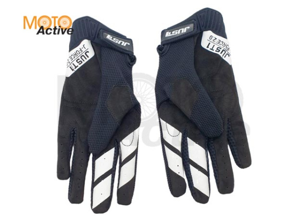 Перчатки JUST1 J-FORCE 2.0, черный/белый
