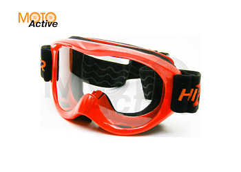 Очки Мотокросс HIZER #1 (красные)